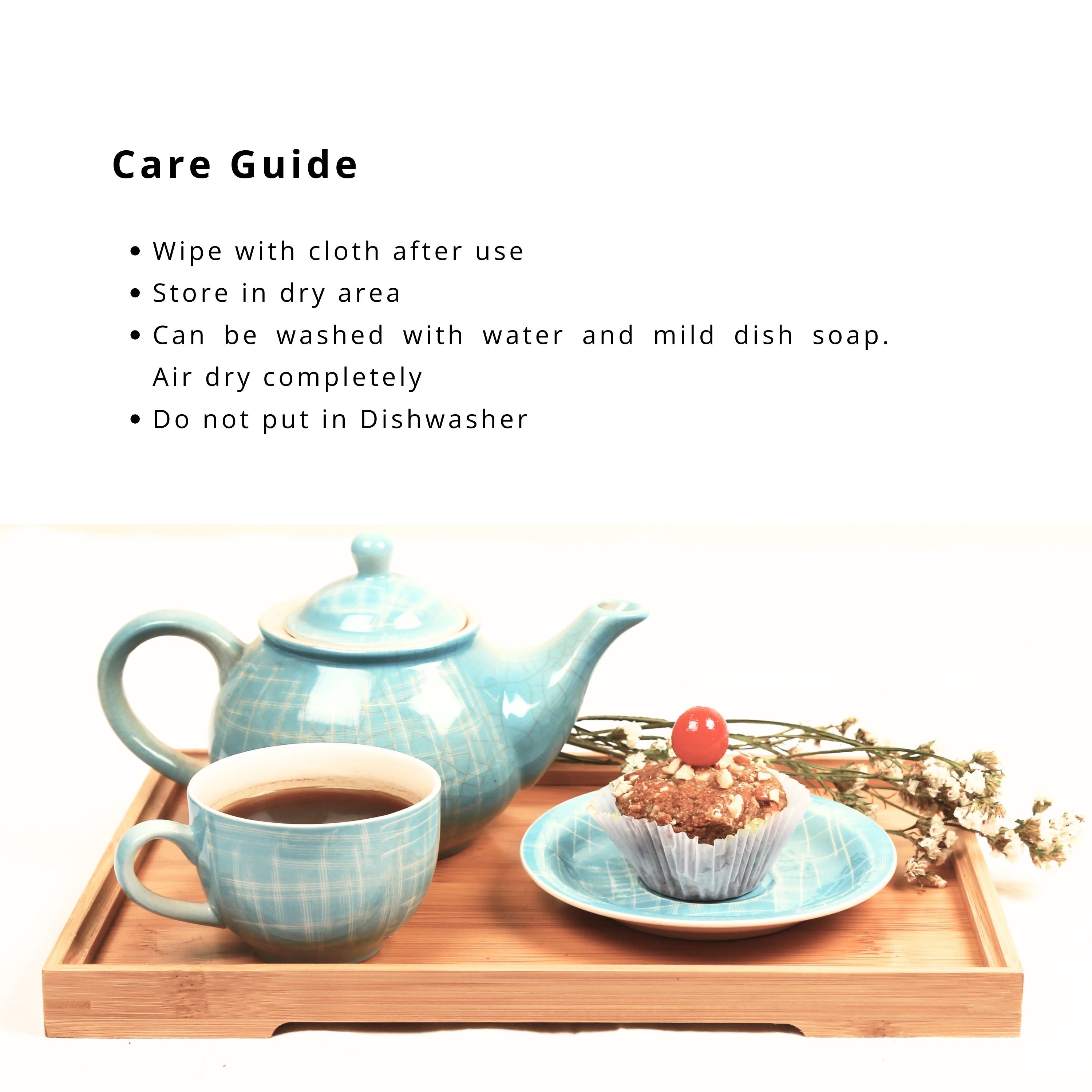 DAISYLIFE Natural and Eco-Friendly Bamboo Tea/ Coffee / Snacks / Food Serving Tray for guests or everyday use