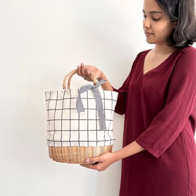 Jute Basket with Handles – Amante Marketplace