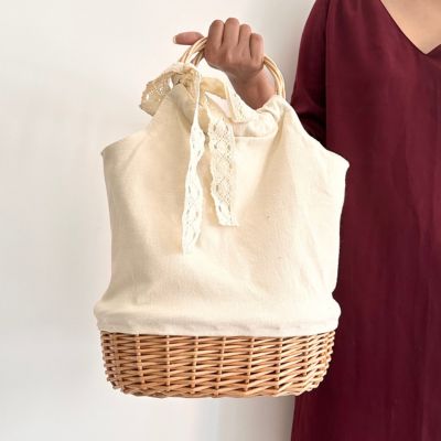 Round Wicker Basket, Bucket Bag, Straw Purse, Jane Birkin Bag, Corn No.4 -  Etsy