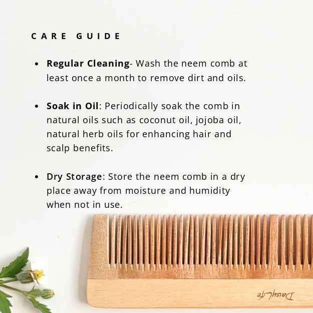 Care guide DaisyLife Big Comb