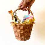 DaisyLife flower girl wicker basket for decoration