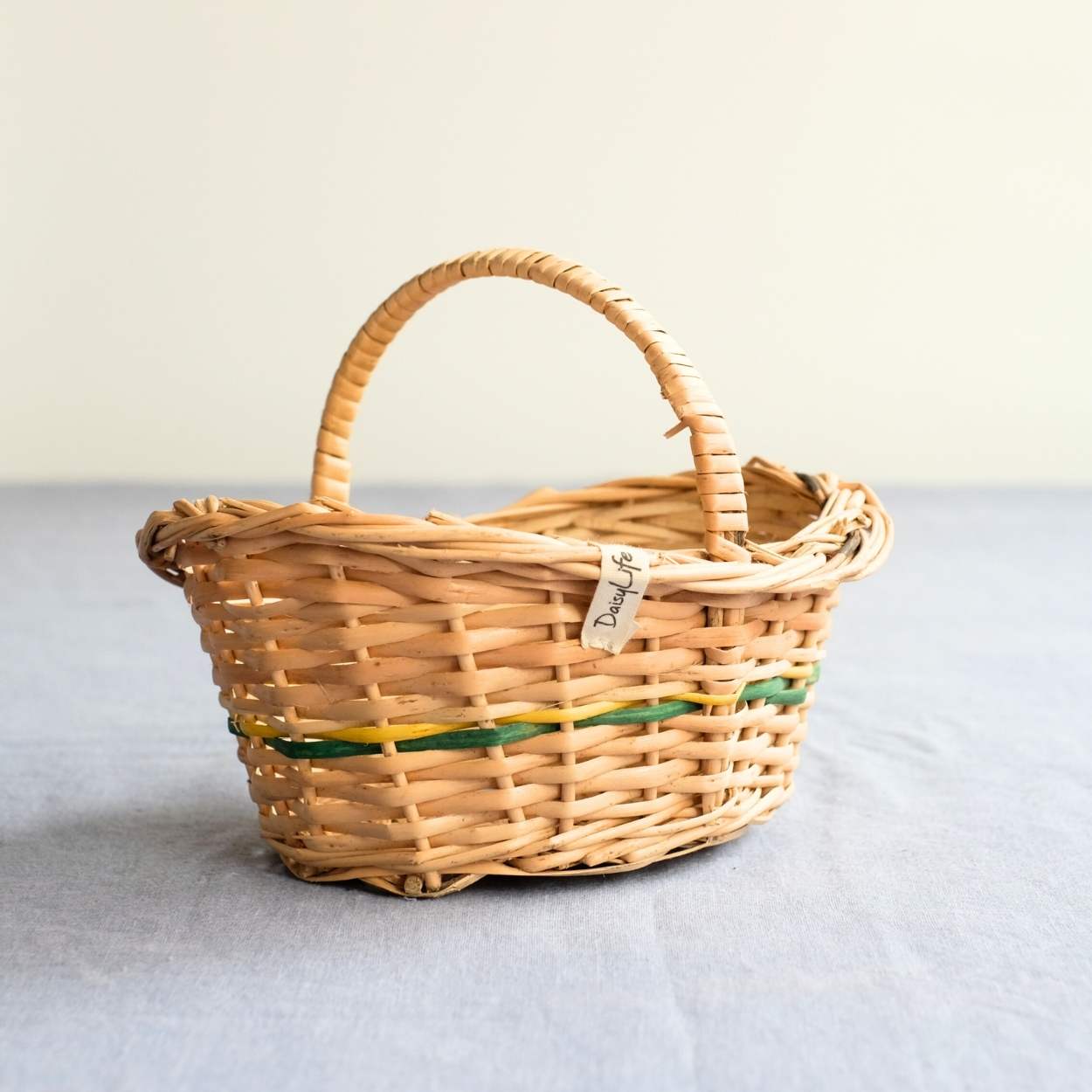 Flower Girl Wicker Basket 