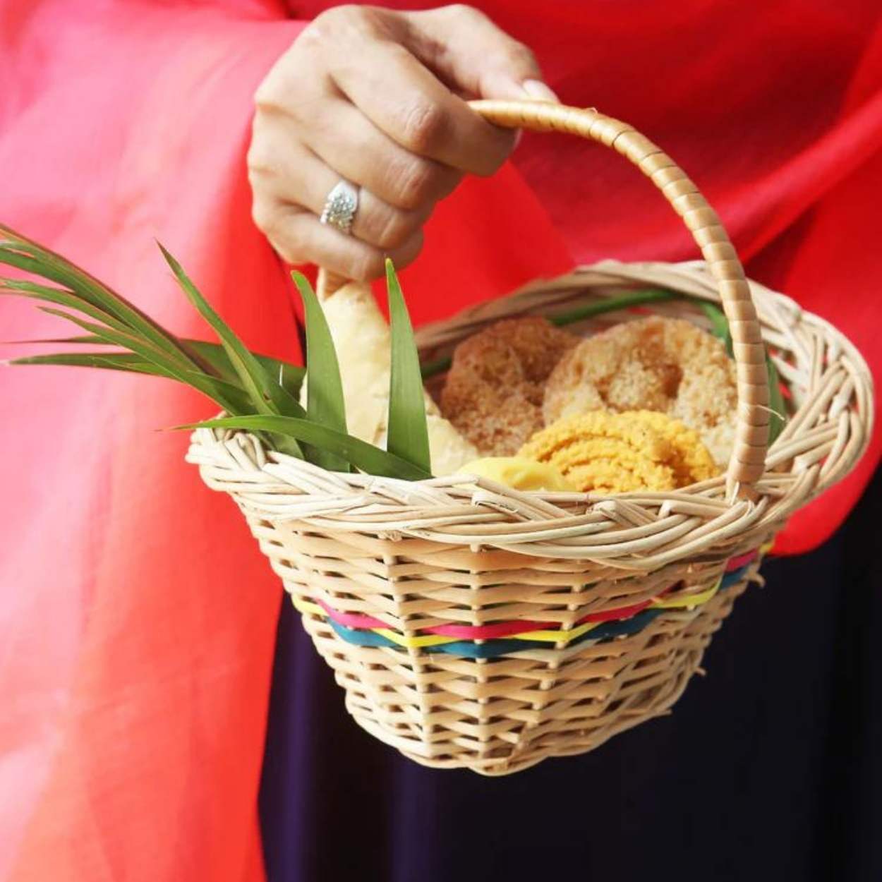 Flower Girl Wicker Basket for festivals