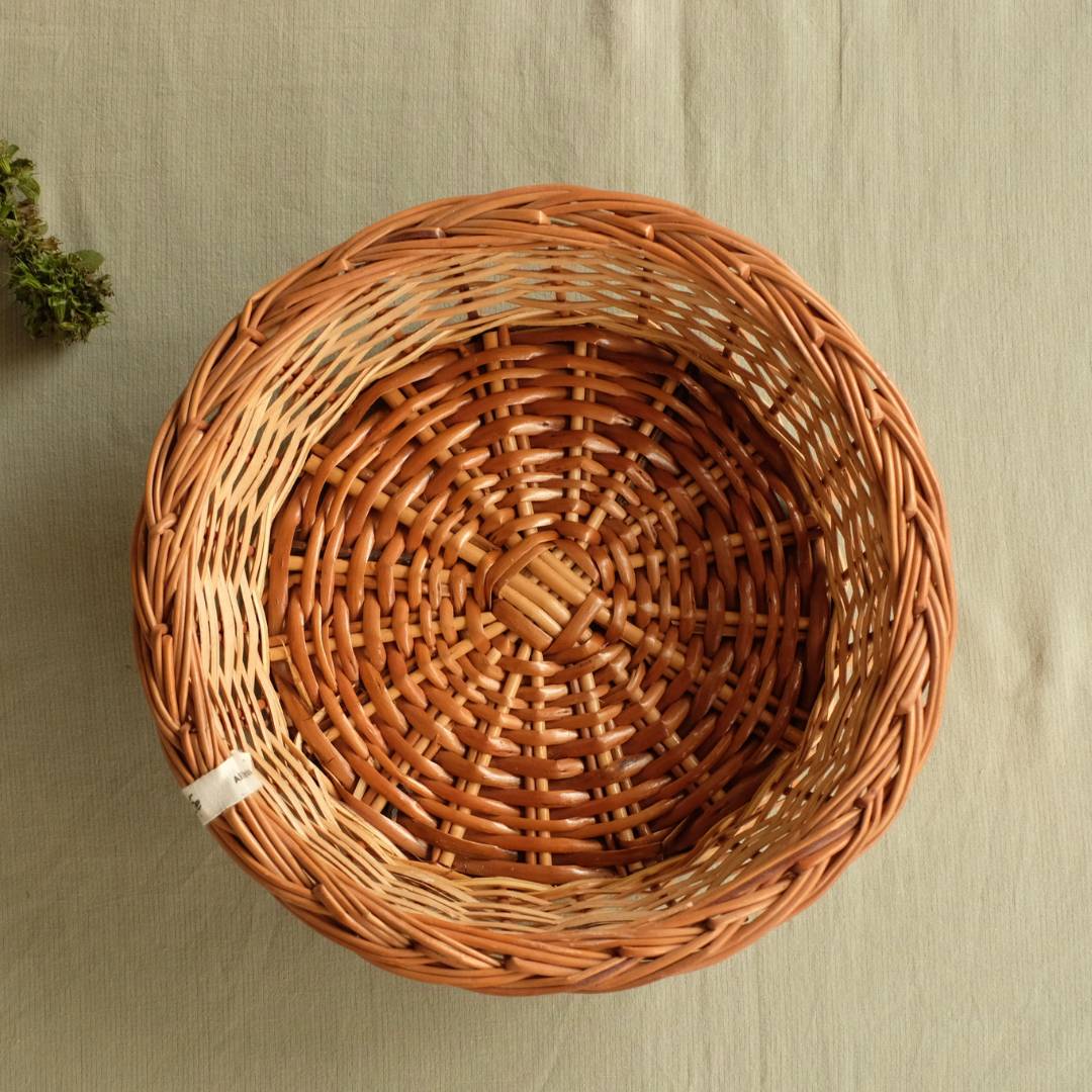 DaisyLife Round Wicker Basket