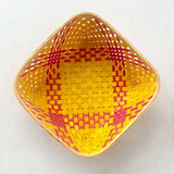 Square Tub Bamboo Basket (Set of 2)
