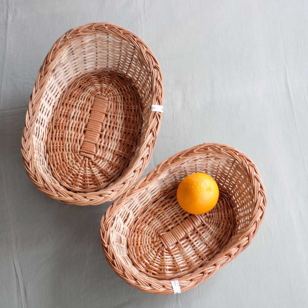 DaisyLife Wicker wave basket