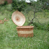 DaisyLife Wicker WIde Storage Basket