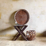 DaisyLife natural wicker Plate Baskets for storage dining table and kitchen