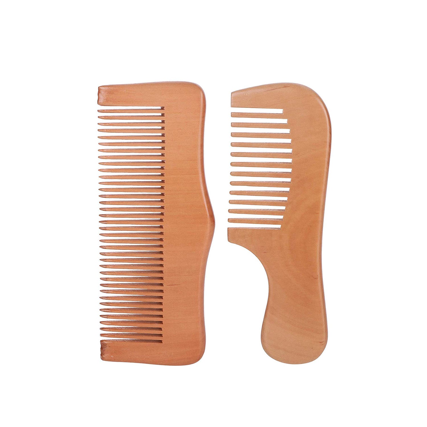 DAISYLIFE Natural Color and Eco-friendly wooden combs for combing and massaging