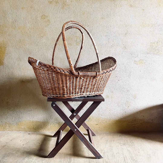 Wicker Baby Basket