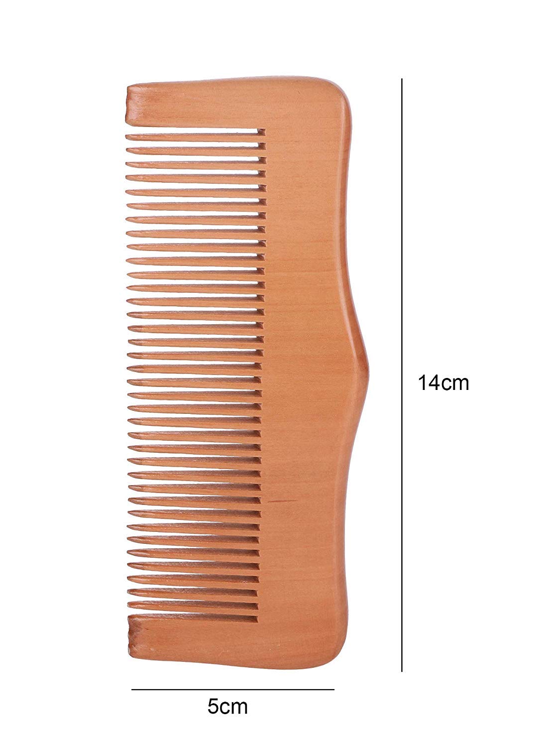 DAISYLIFE Natural Color and Eco-friendly wooden combs for combing and massaging