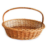 Set of 3 sizes - 'Gift or Store' Oval Wicker Basket (Compact set)