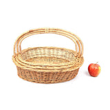 Set of 3 sizes - 'Gift or Store' Oval Wicker Basket (Compact set)