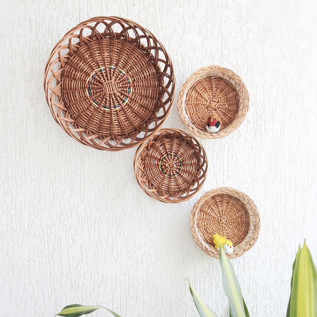 Apus Wall wall basket décor for gallery walls with little DIY crafts, flowers and plants.