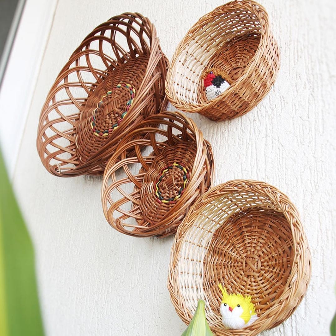 Apus Wall wall basket décor for gallery walls with little DIY crafts, flowers and plants.