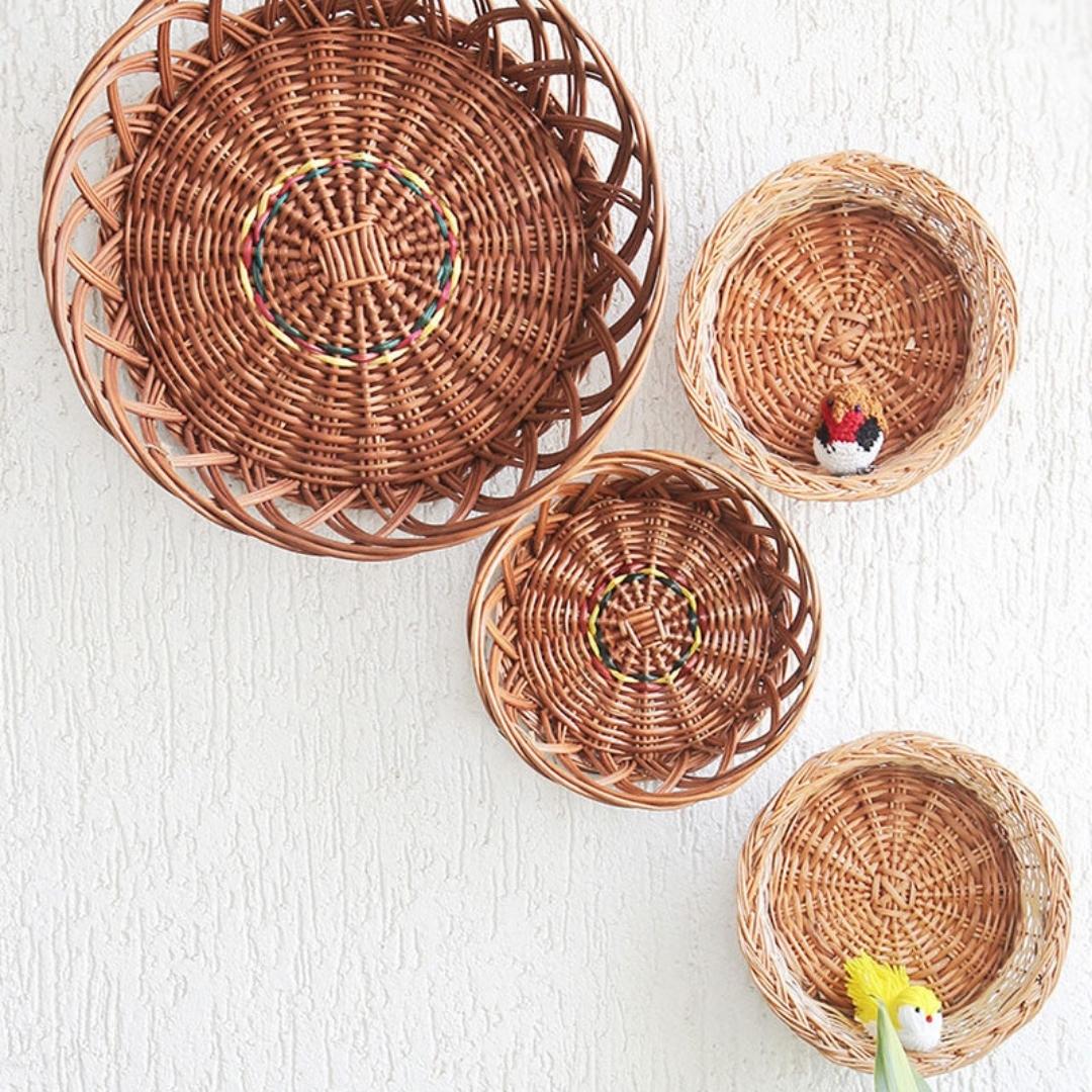 Apus Wall wall basket décor for gallery walls with little DIY crafts, flowers and plants.