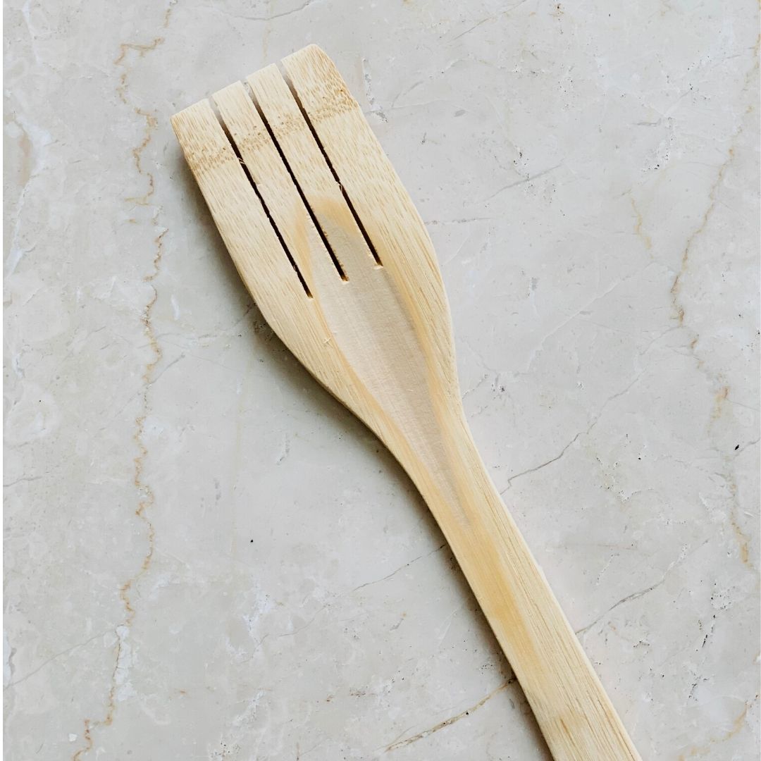 DaisyLife natural All Purpose Bare Bamboo Spoons for serving and cooking