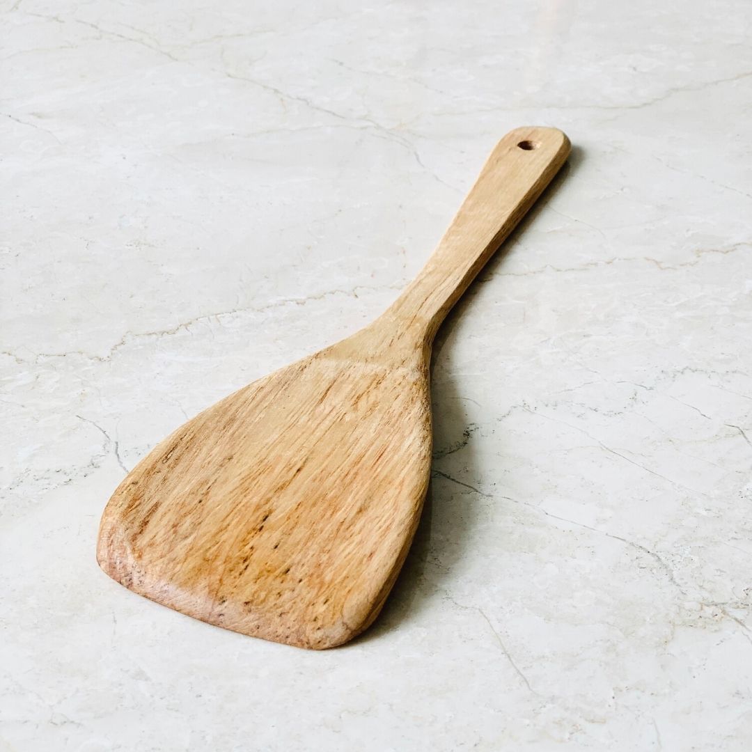 Natural and Eco-Friendly Bamboo Spatula Spoons for non-stick pans