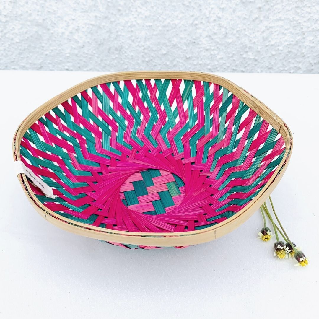Hexa Natural, simple bamboo multi-purpose baskets 