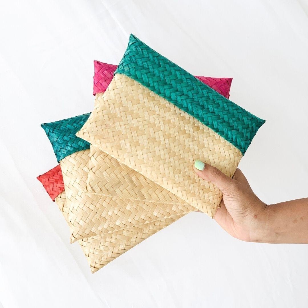 Natural, handmade Bamboo Gift Bag for beautiful and thoughtful gifting.