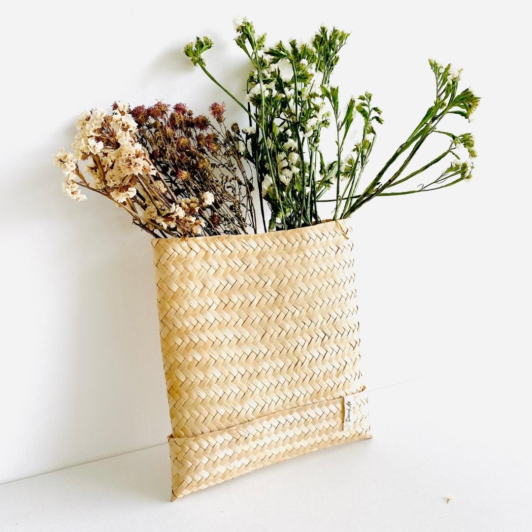Bamboo Gift Cover for gifting packaging or storing dry flower for decor