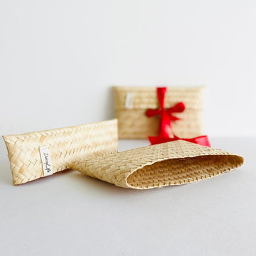 Natural, handmade Bamboo Gift Bags for beautiful and thoughtful gifting.