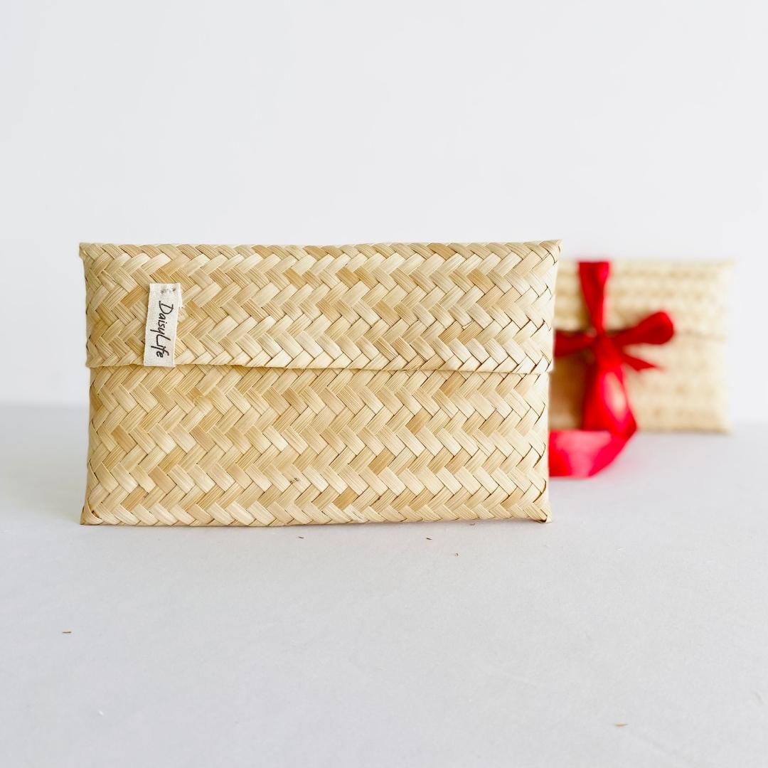  Natural, handmade Bamboo Gift Bags for beautiful and thoughtful gifting.