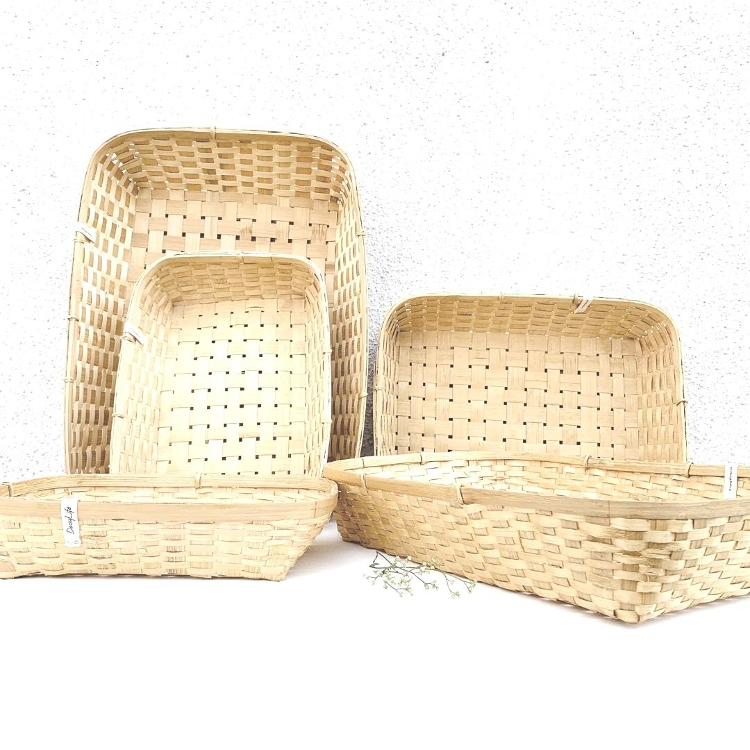 Bamboo Tray Gift in Set of 5