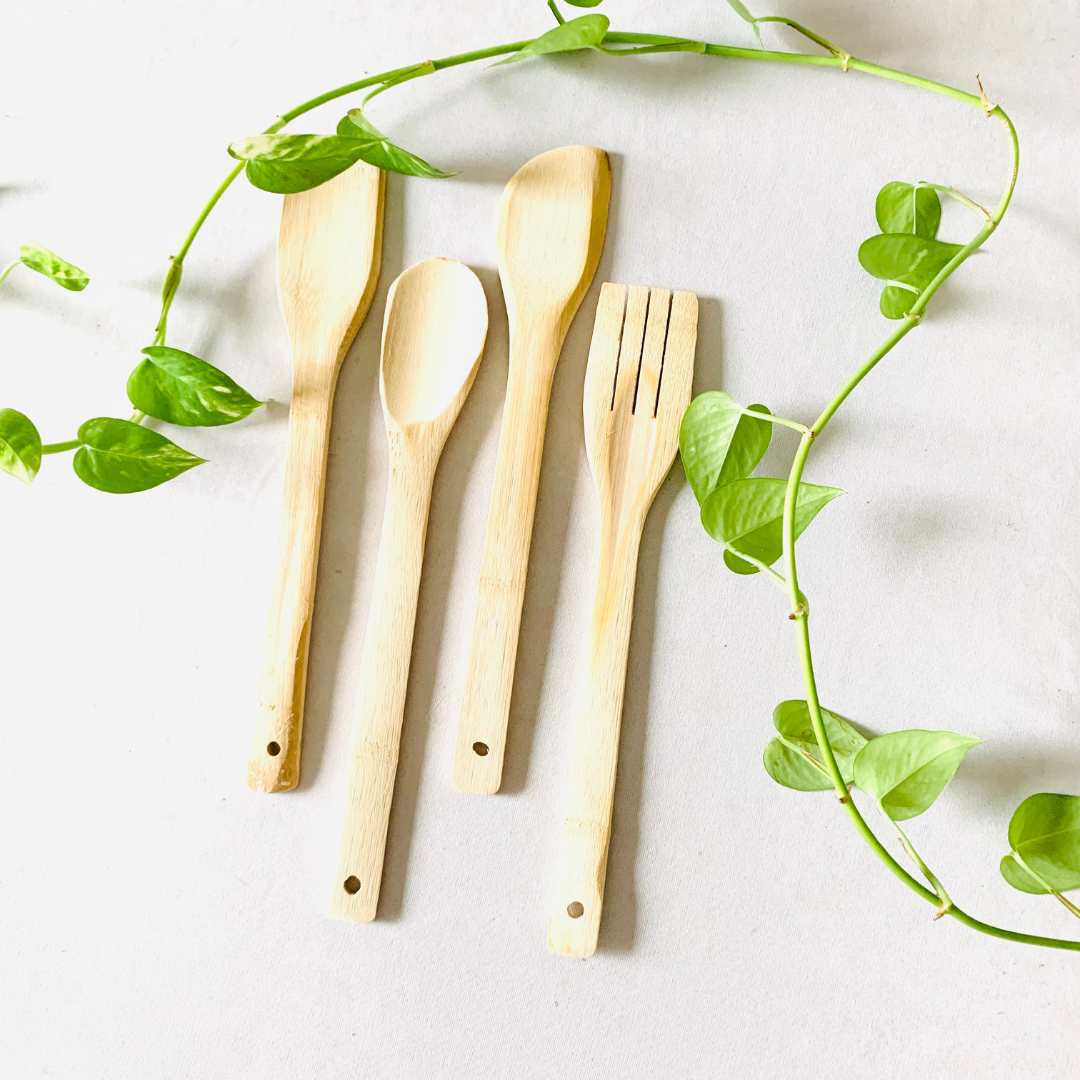 DaisyLife natural All Purpose Bare Bamboo Spoon