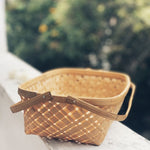 Natural Caddy Long Tub Bamboo Basket