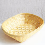 DaisyLife natural bamboo tray serving basket