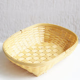 DaisyLife natural bamboo tray serving basket