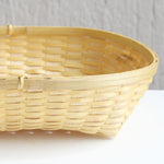 DaisyLife natural bamboo tray serving basket