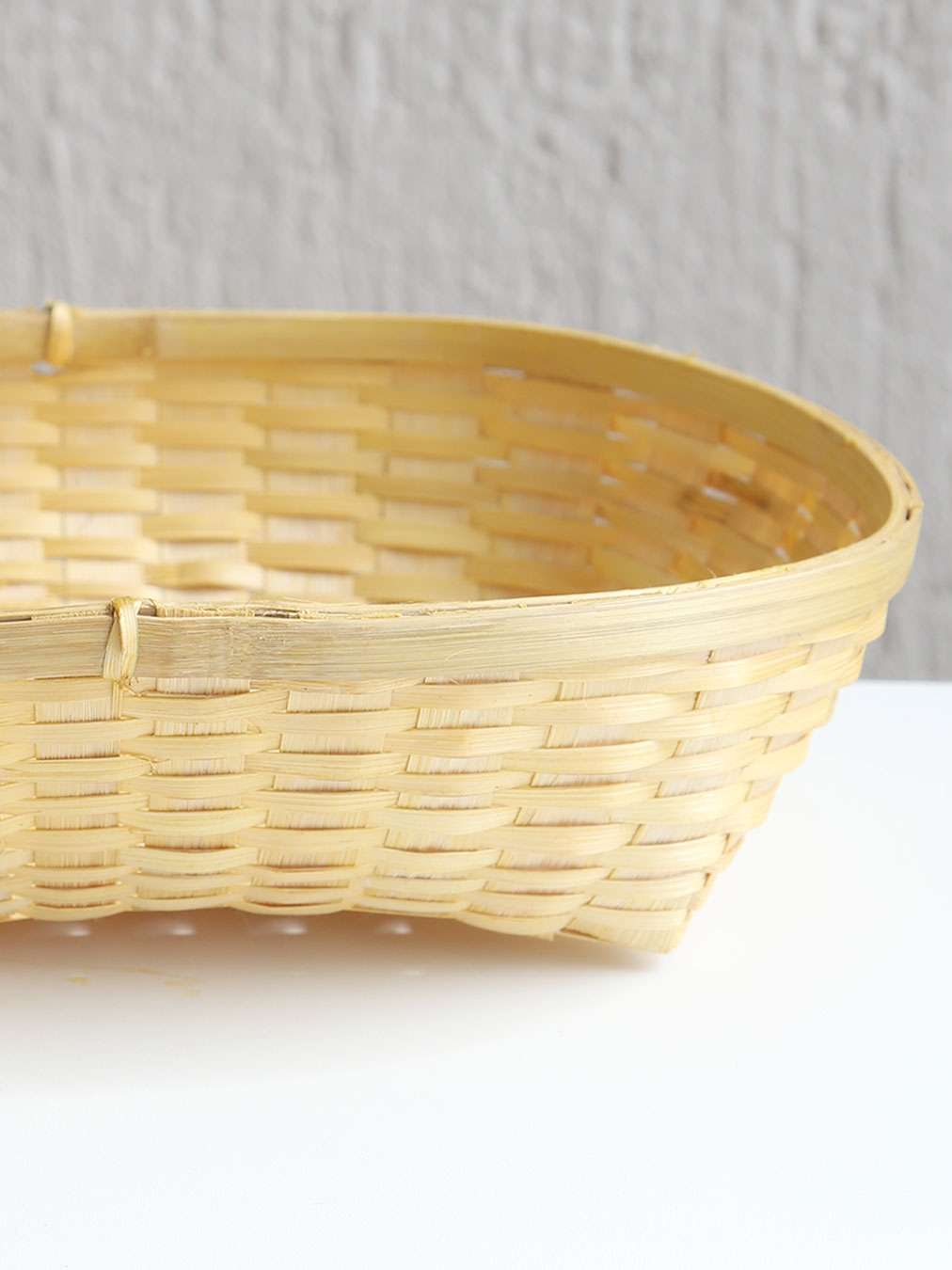 DaisyLife natural bamboo tray serving basket