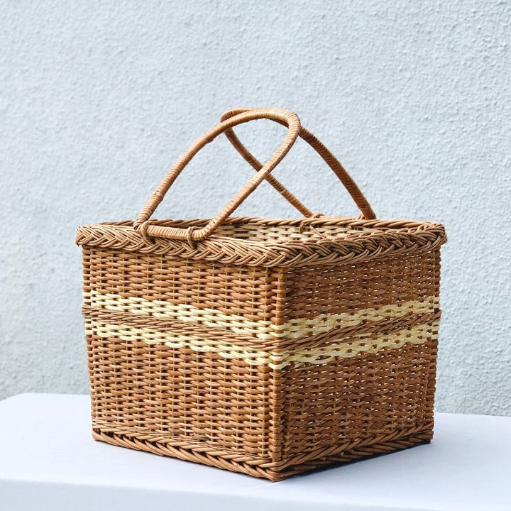 Open Picnic Basket