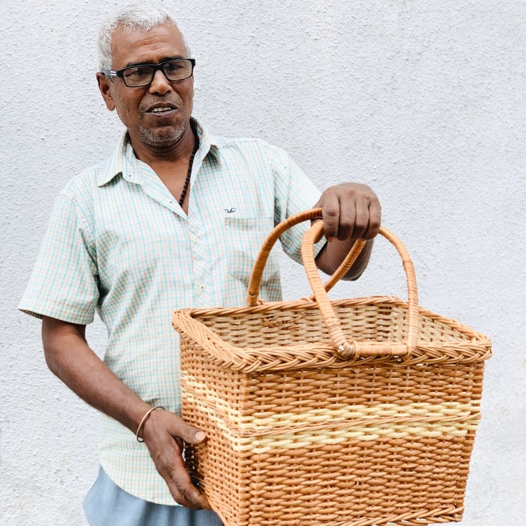 DaisyLife Open Picnic Basket all kinds of outings and storage