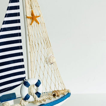 Gone fishing Wooden Sail Boat