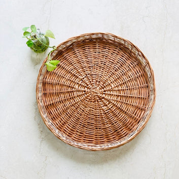 Wicker Plate Basket