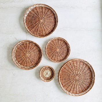 Wicker Plate Basket