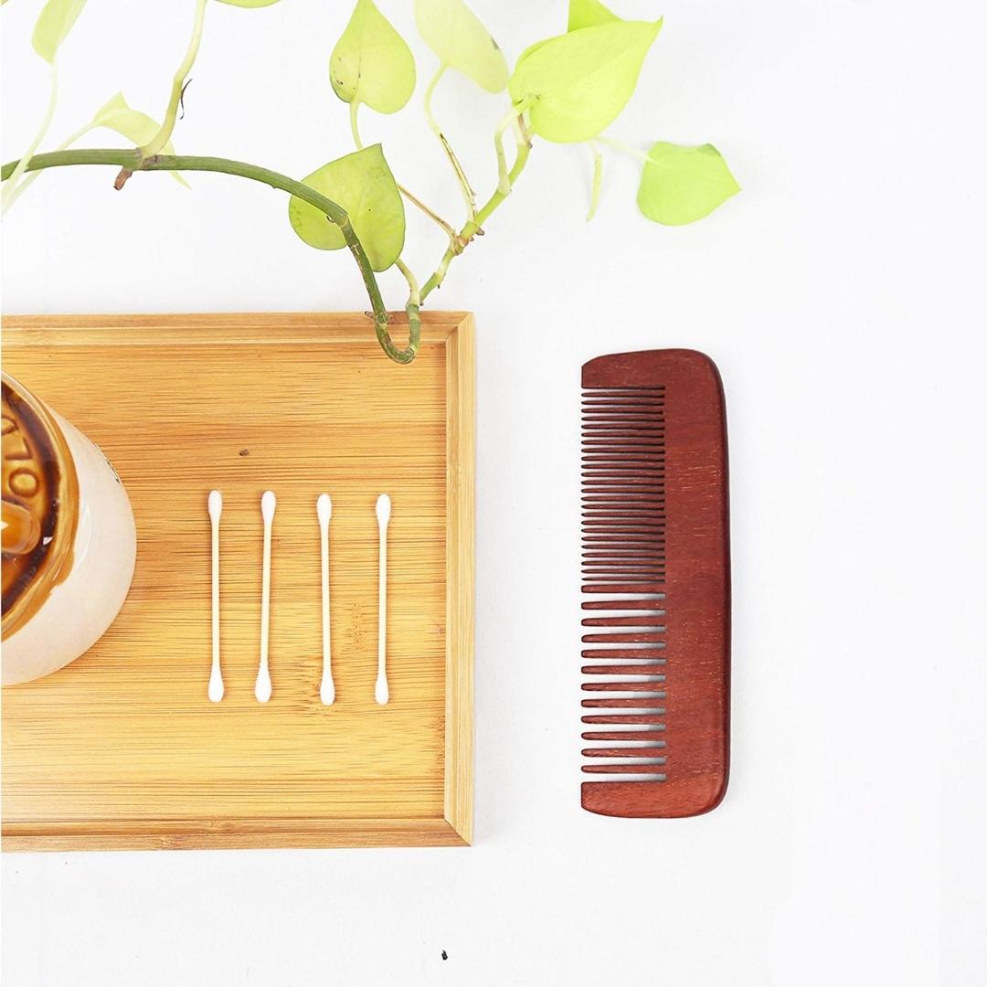 Dark wood combs in big and combination teeth, for all kinds of hair!