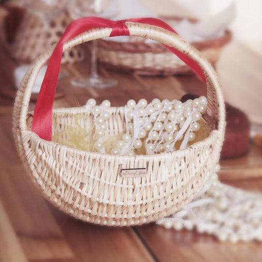 Half Moon Basket Use for plants fruits, bread, flowers, as planters or for gift hampers.