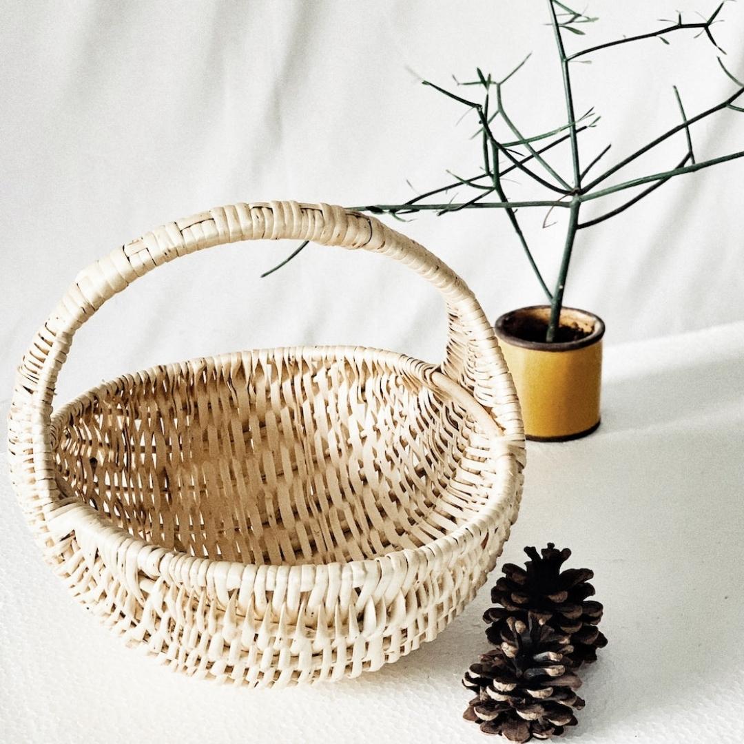 Half Moon Basket Use for plants fruits, bread, flowers, as planters or for gift hampers.