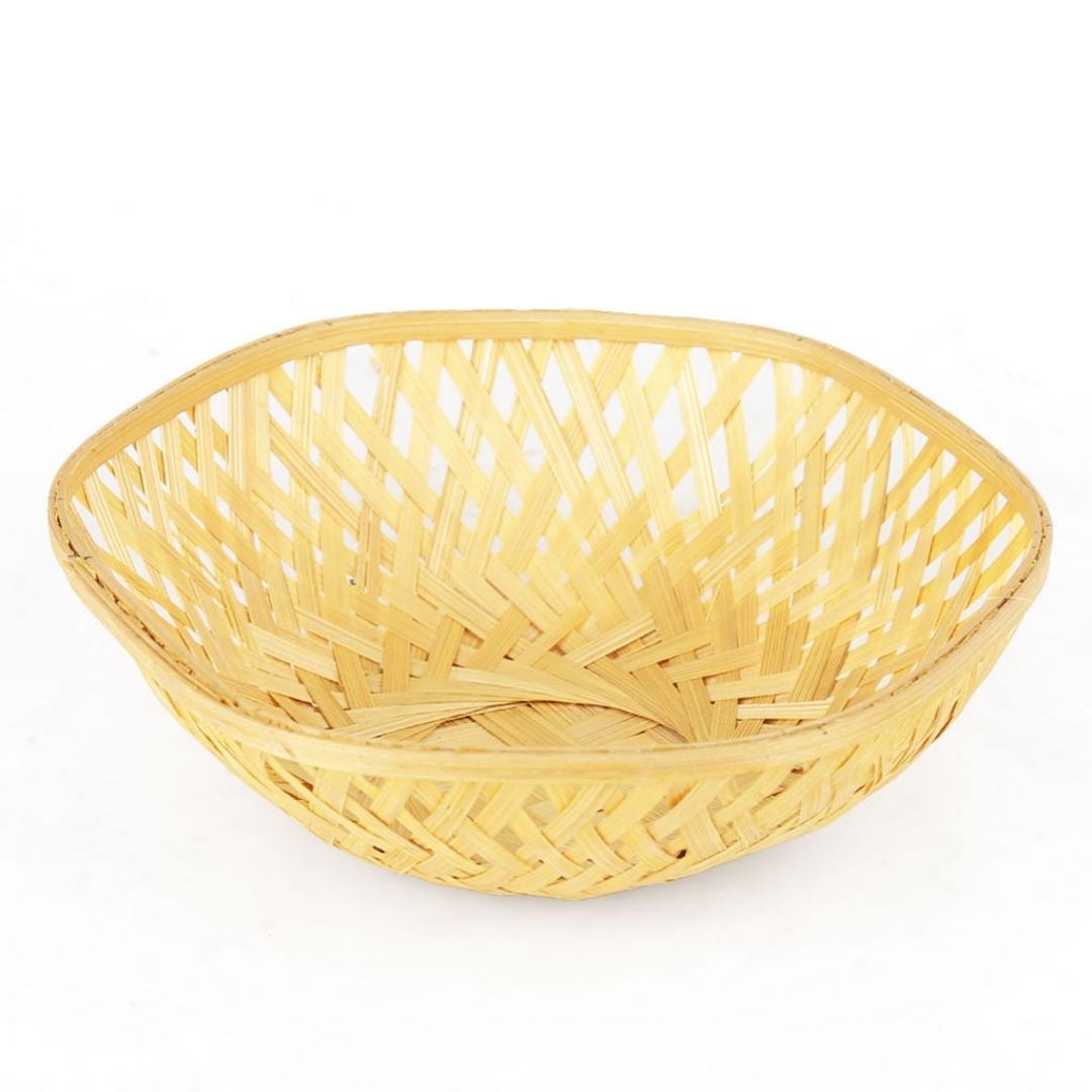 Hexa Bamboo Basket Natural, simple bamboo multi-purpose baskets