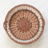 DAISYLIFE Natural Willow Wicker basket, Flower Basket, Gift Basket, Storage and home decor basket 