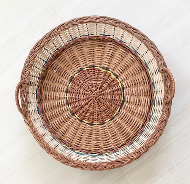 DAISYLIFE Natural Willow Wicker basket, Flower Basket, Gift Basket, Storage and home decor basket 