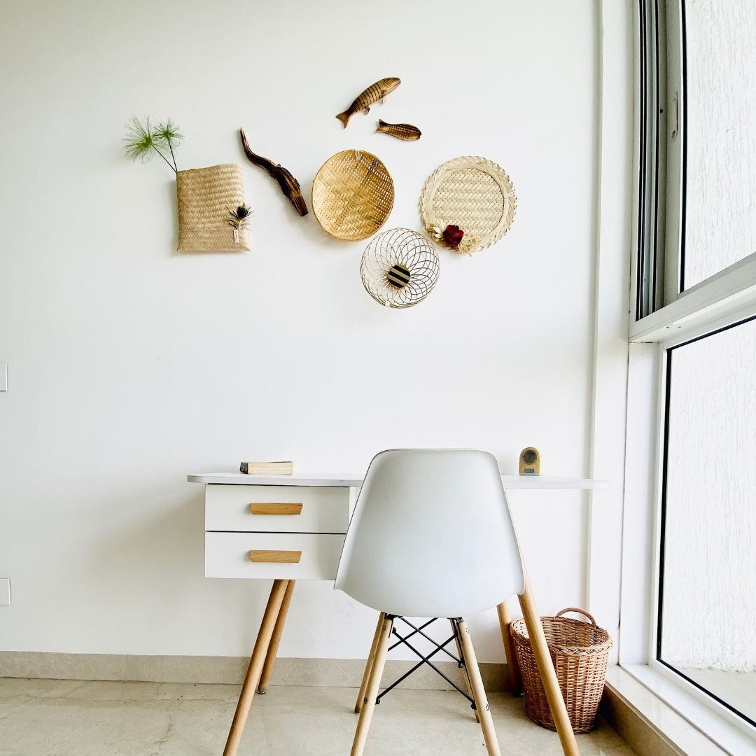 'Life by the Lake' Gallery Wall Decor in study room