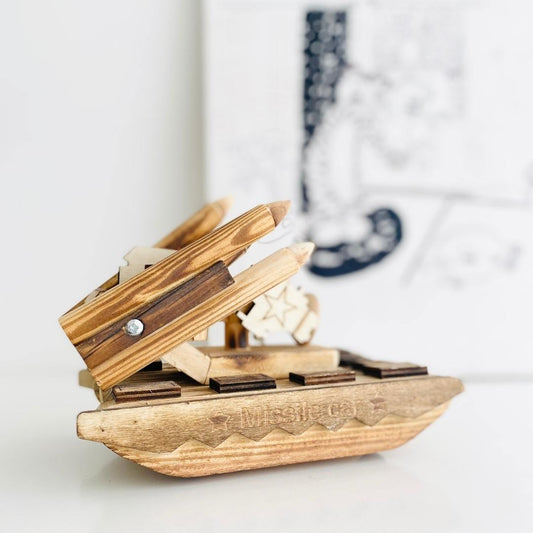 Star struck Wooden Missile