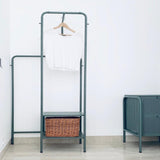 Super strong, functional and rectangular box storage wicker basket with side grooves for easy carry