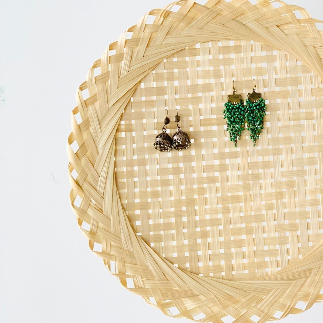 DaisyLife natural bamboo mat for DIYs and décor.
