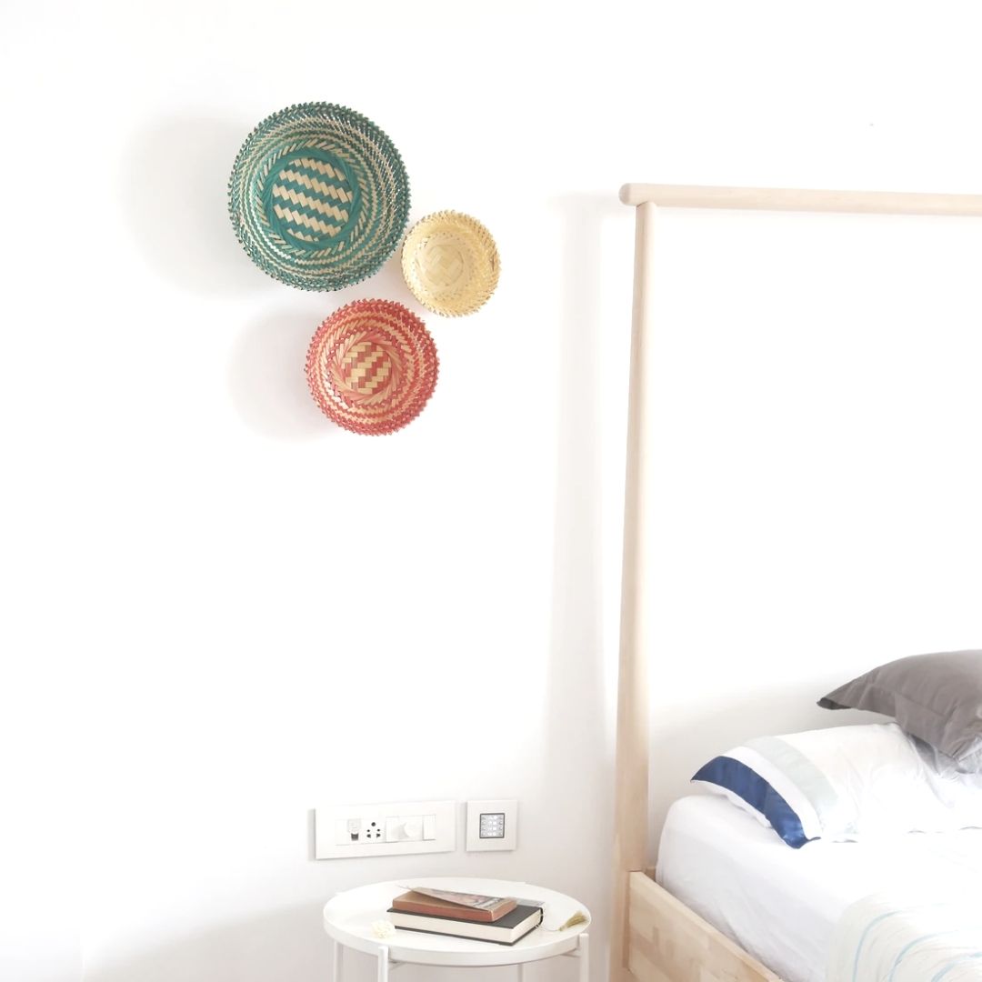 Summer Pop Wall Baskets for bedroom wall decor